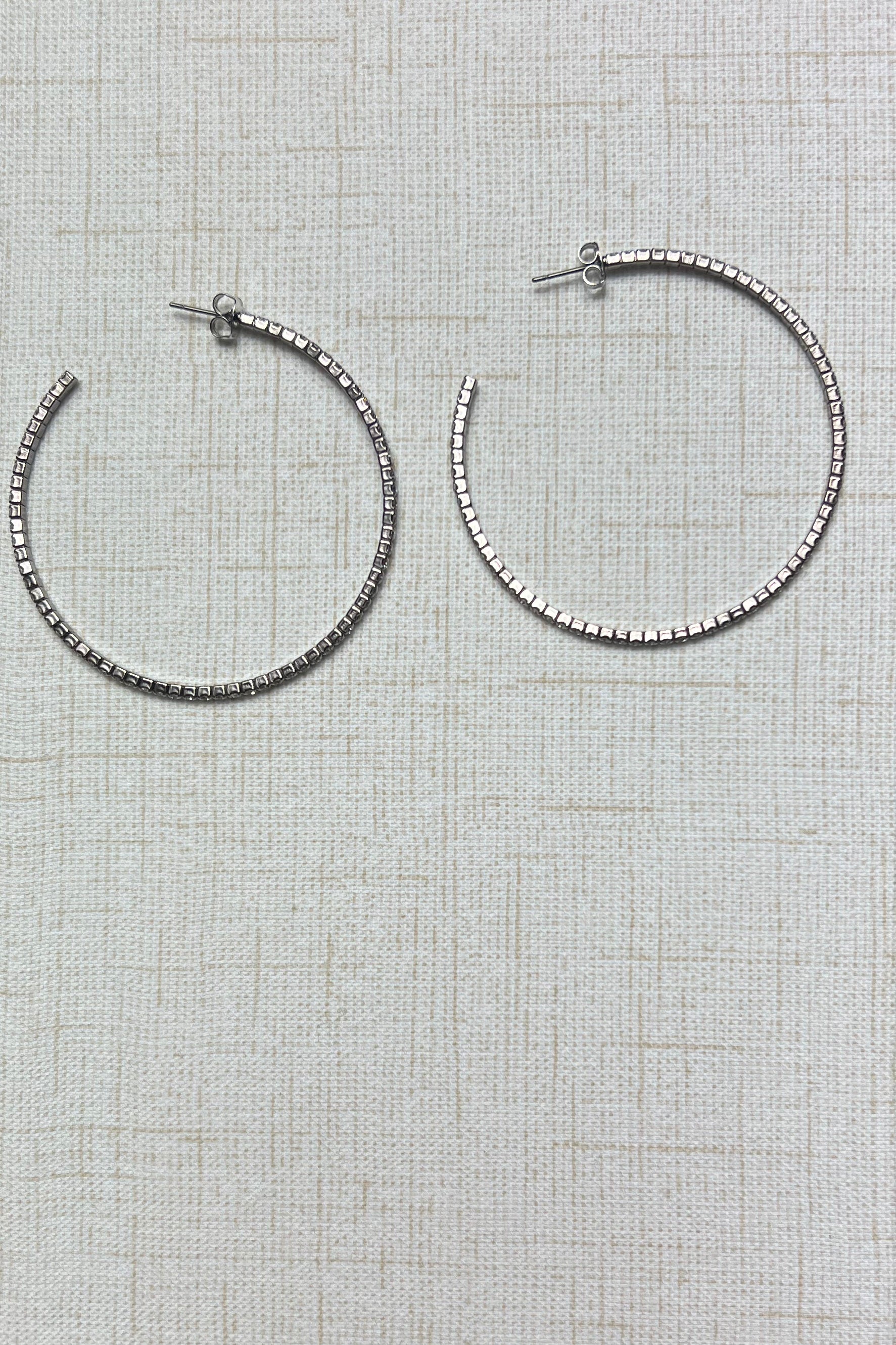 Large Hoop Cz Earrings | Luxury Earrings | Wedding Jewelry | Pave Hoops -  Black Gold Color - Aliexpress